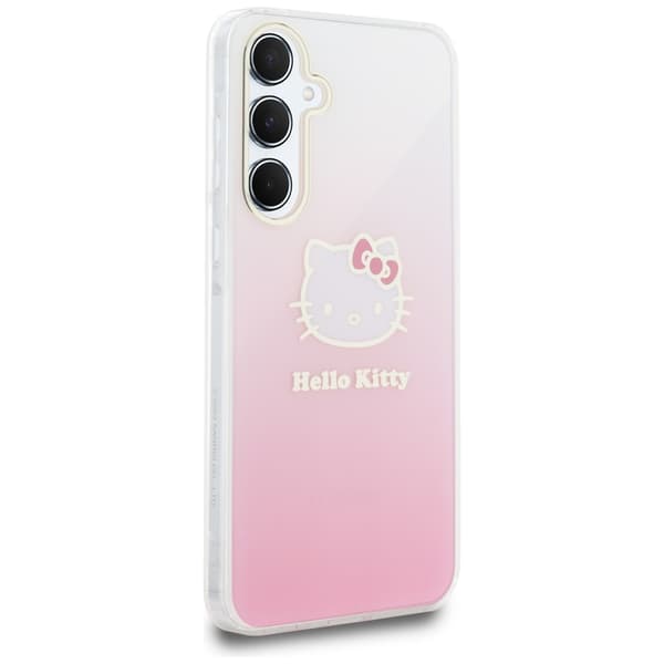 Hello Kitty IML Gradient Electrop Kitty Head-skal till Galaxy A55, rosa