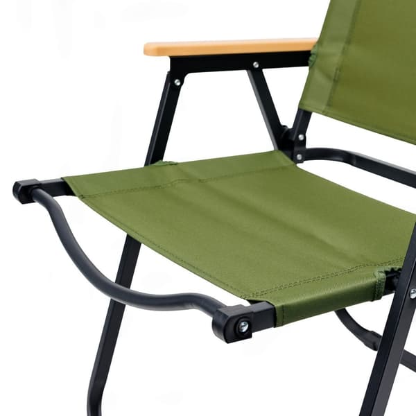 PLATINET CAMPINGSTOL 75X47X39 CM GRØN 45145