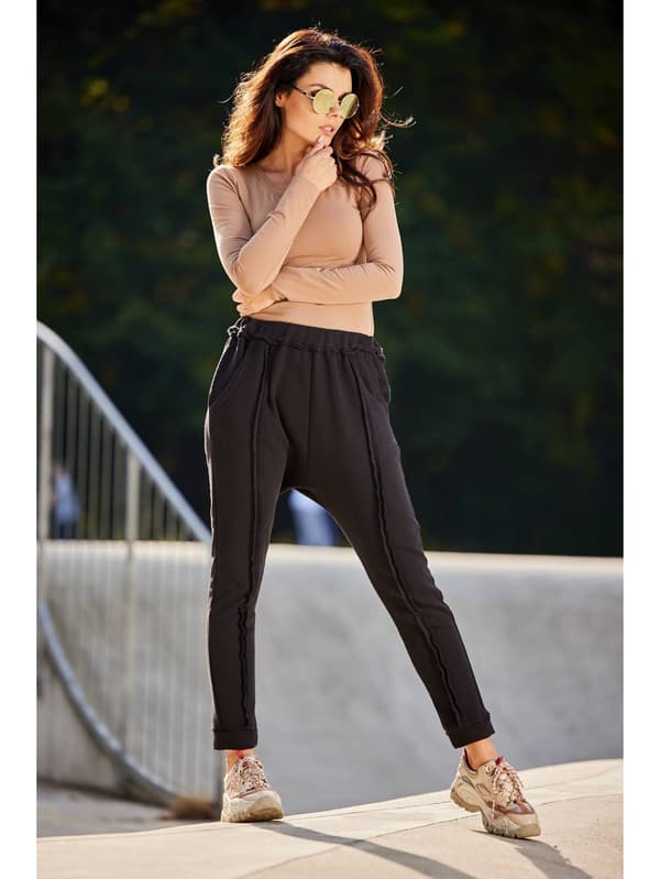 Enkel bomullsblus, beige L