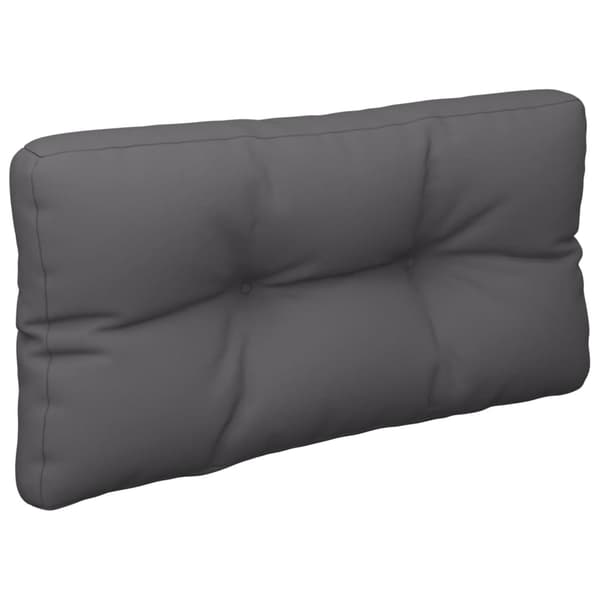 vidaXL Pallsoffkuddar, 2 st, Antracit, Tyg