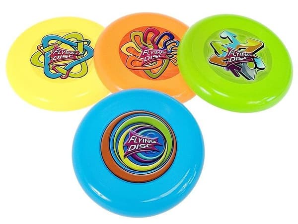 Flyvende disk, frisbee 19 cm MIX