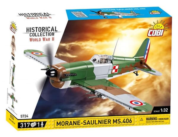 WWII Morane-Saulnier MS.406.Historisk Samling 317 cl.