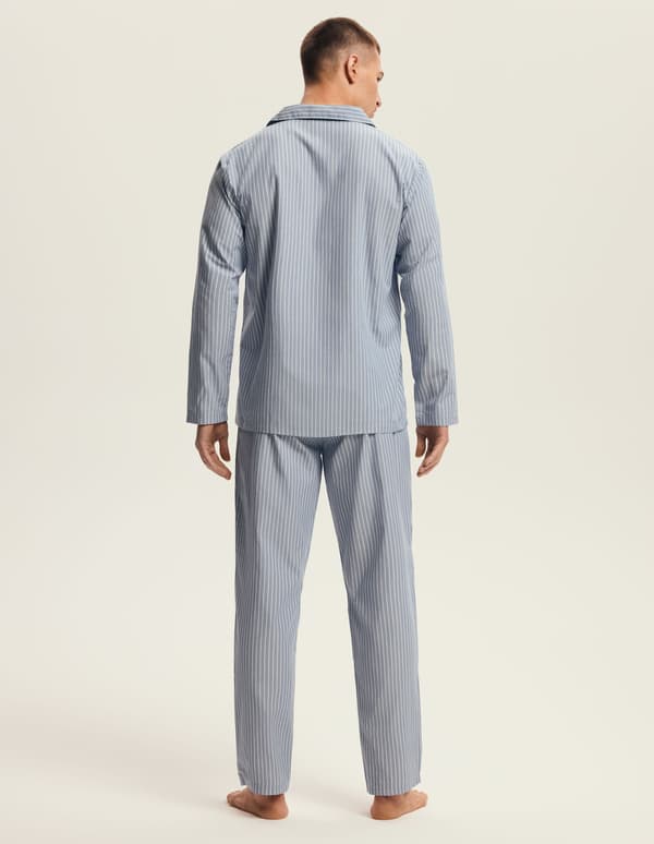 Mic Henderson Herrepyjamas | Blå L