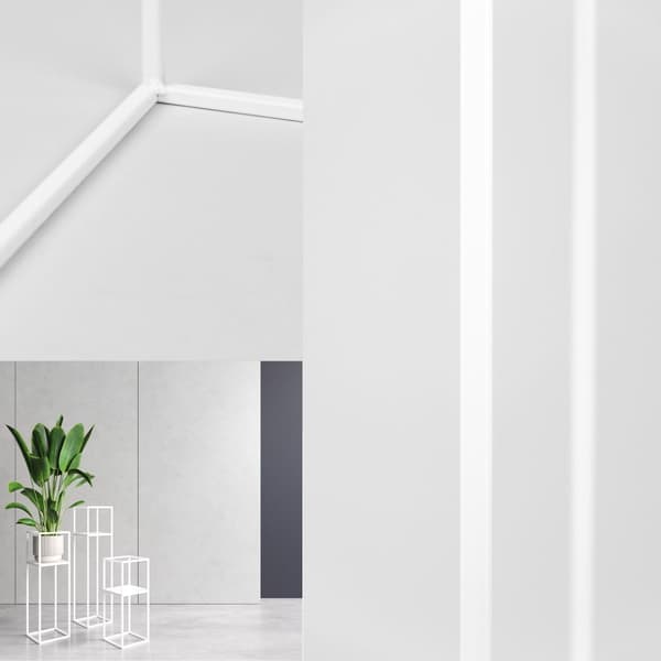 Metall Loft Lille L Vit Blomställning 19x19x77