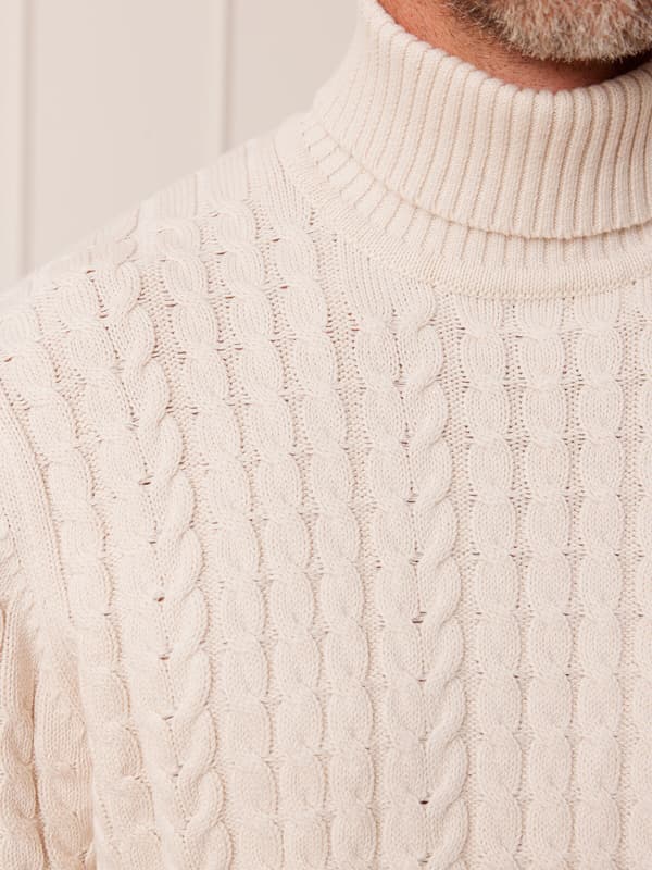 BEIGE TURTLENECK ASHFIELD XL