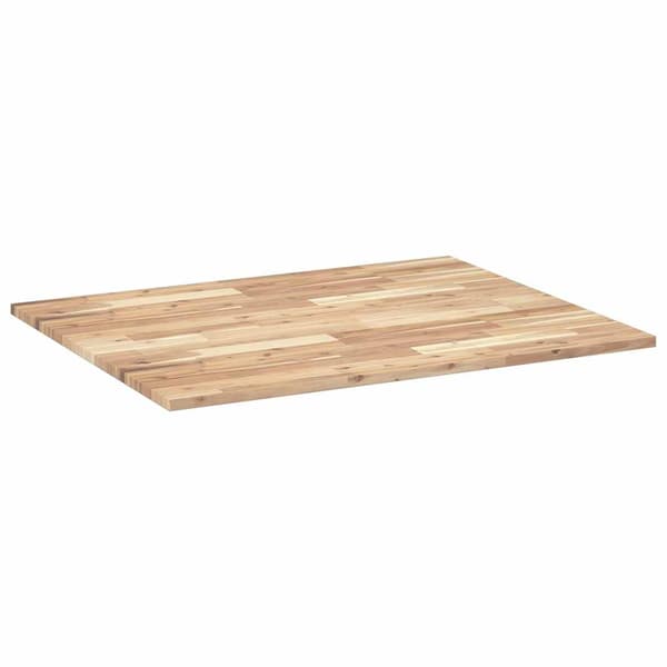 vidaXL rektangulær bordplade 100x80x2 cm massivt akacietræ