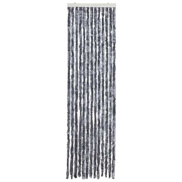 vidaXL Flugnät, Silver, 56x200 cm, Chenille