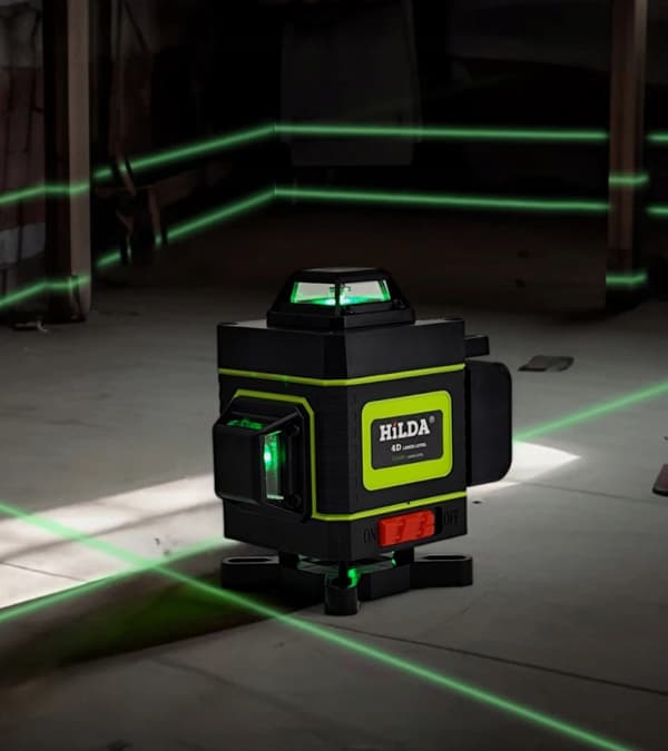 360° PLANLASER HILDA 4D KRYSSLASERSTÅNG 420 CM