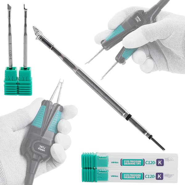 Termopincettspetsar C120-K set om 2