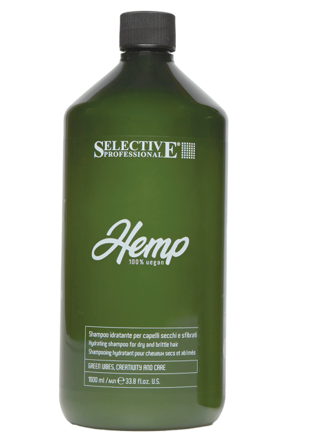 Selective Hemp Vegaaninen Kosteuttava Shampoo 1000 ml