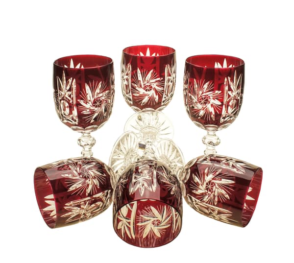 Ruby Crystal vinglas 240 ml olivkvarn