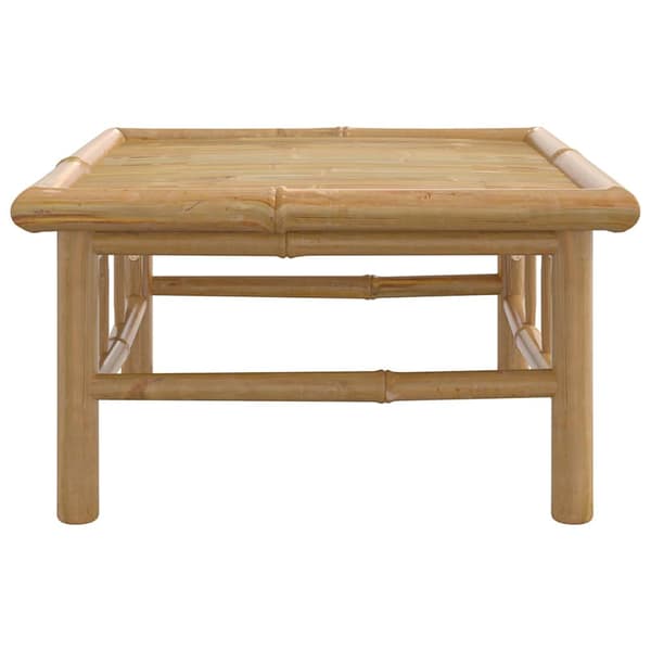 vidaXL Trädgårdsbord, 65x55x30 cm, Bambu