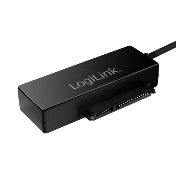 LogiLink 5 Gb/s USB 3.0 til SATA-adapter til harddisk/SSD og cd-drev op til 10 TB
