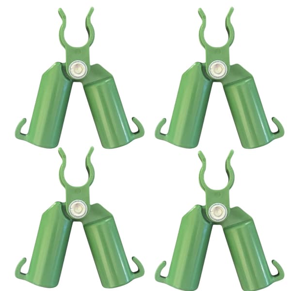 Toppkoppling, justerbar för 11 mm poler, 4-pack