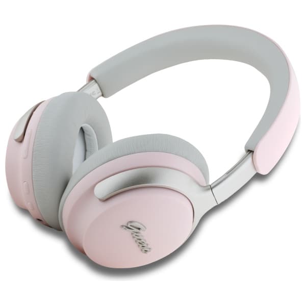 Guess DB Metal Script Logo Bluetooth ANC/ENC Over-Ear Hörlurar, Rosa
