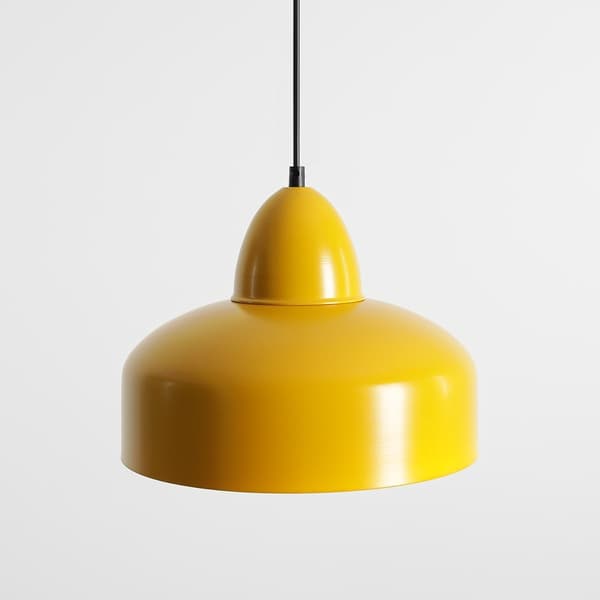 Aldex Como E27 60W sennepsgul loftlampe til køkken 30 cm