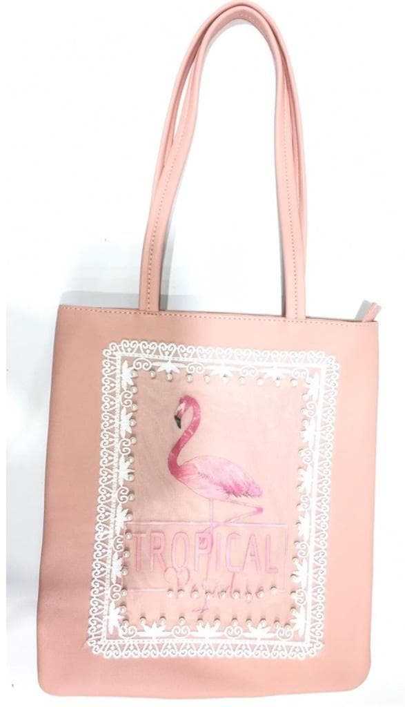Flamingo Tropical Paradise -kassi, iso, FRESH-kassi