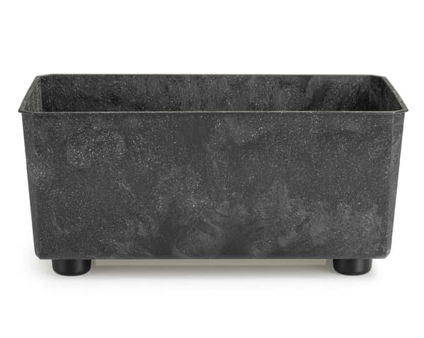 Salvia blomsterkasse sort beton