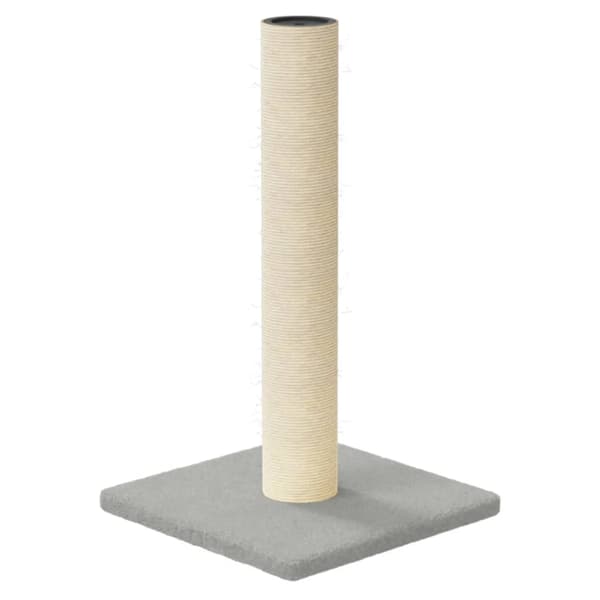 vidaXL kradsetræ til katte lysegrå 22x22x45 cm