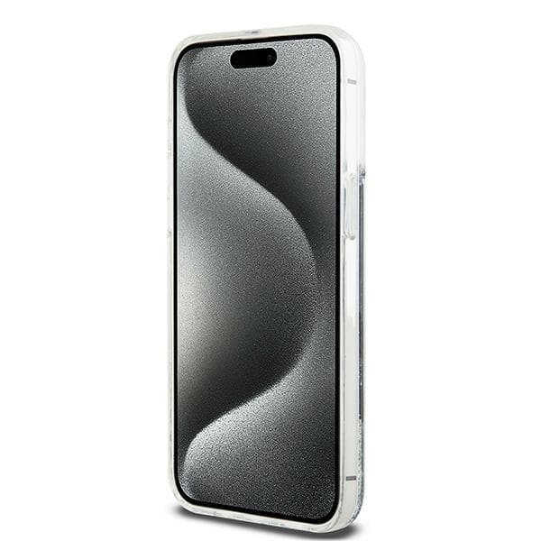 DKNY Liquid Glitter Big Logo-cover til iPhone 13 Pro Max, sort