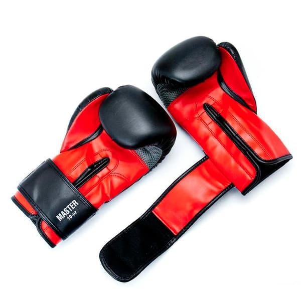 ALLRIGHT MASTER BOXNINGSHANDSKAR 10oz PU svart/röd 1092E