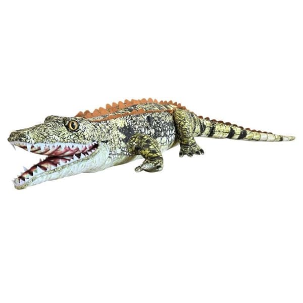 Grå krokodille 90 cm