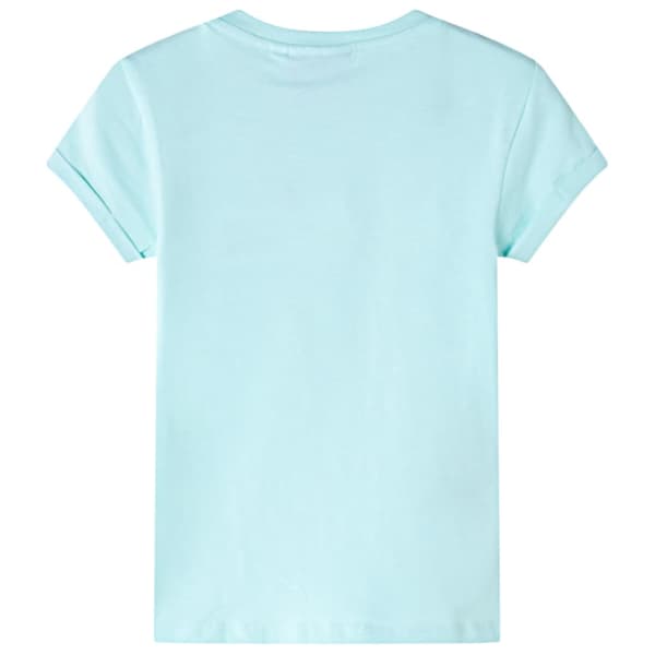 Barn-T-shirt, ljusblå, 128