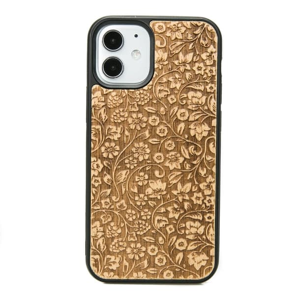 Træcover til iPhone 12 Mini VILDE BLOMSTER ANIEGRE