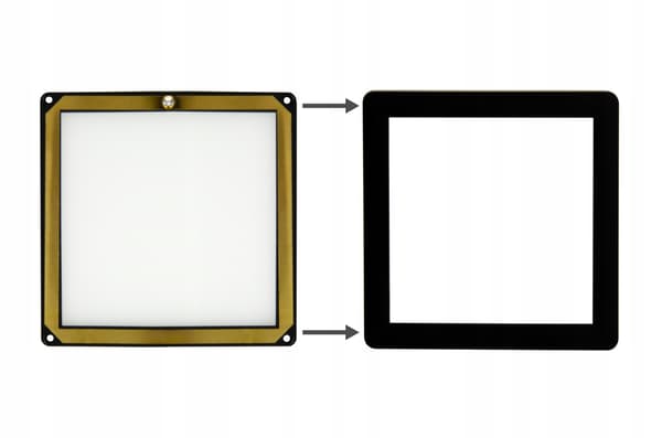 LED møbellampe, touch, sort, 3W, 6000K, 180 lm, 12V, SLL04