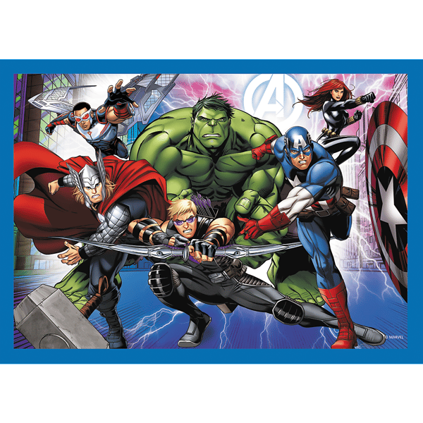 Marvel Avengers "4 i 1" Brave Avengers sæt
