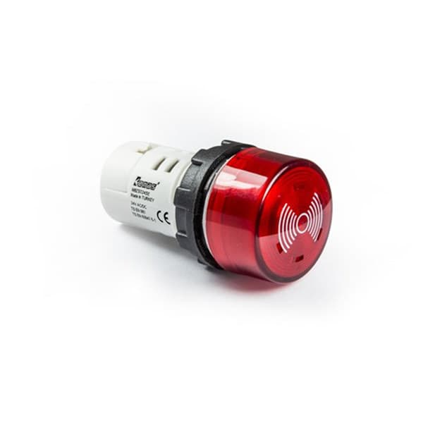 Summer, monoblok, 24V AC/DC, 90db, lysende, rød T0-MBZS024S