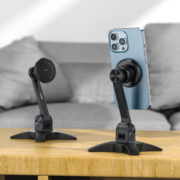 Sort magnetisk telefonholder