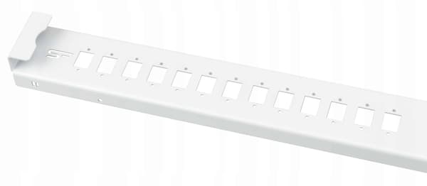 19” 1U 24xSC Simplex fiberoptisk panel