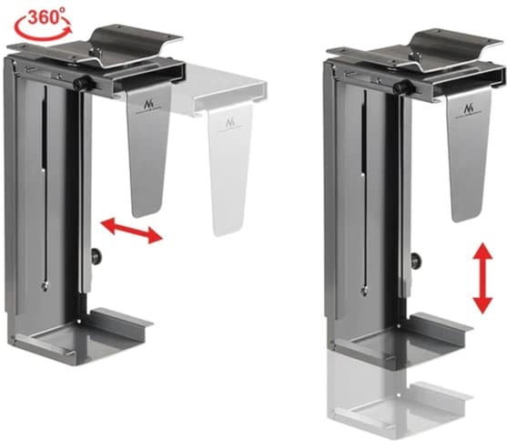 Techly MC-713S sølv systemenhedsholder