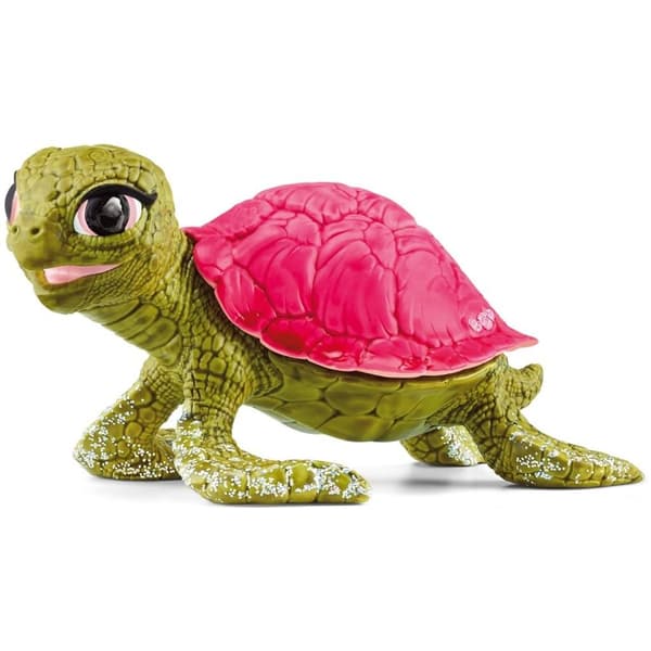 Lyserød safirskildpadde