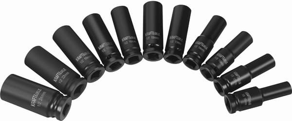 Krafthylsor 1/2" 11 st KD11869