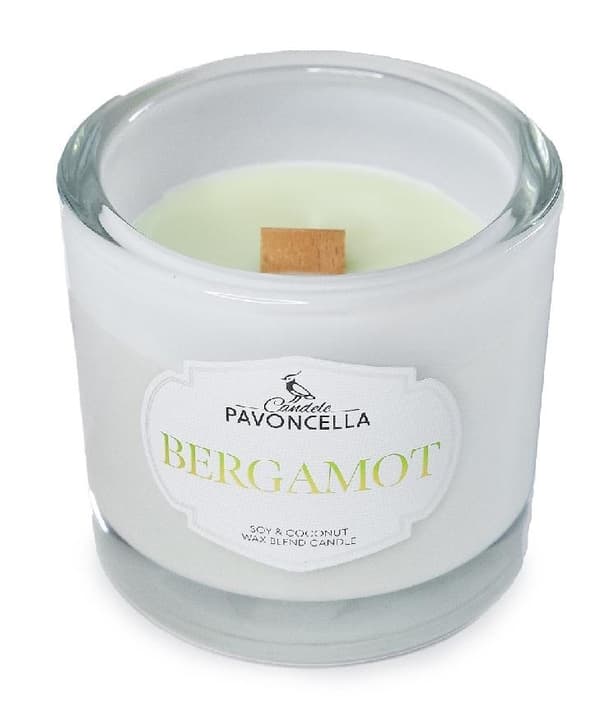 Bergamot hvidt sojalys 170g