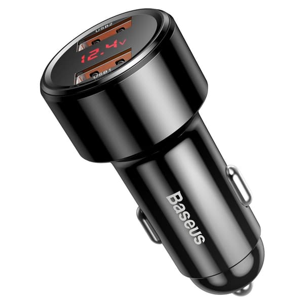 Magic Series Dual USB Biloplader QC 3.0 45W 6A Sort