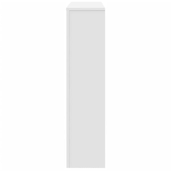 vidaXL Radiatorskydd, Vitt, 175x20x82cm, Träbaserat Material