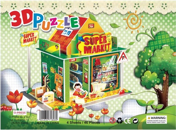 3D Puslespil 46 Supermarked