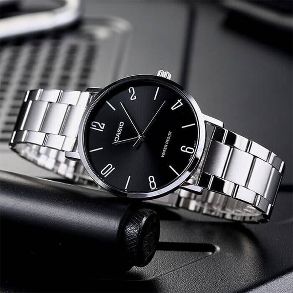 Herrklocka CASIO MTP-VT01D-1B2 (zd165i) + Låda