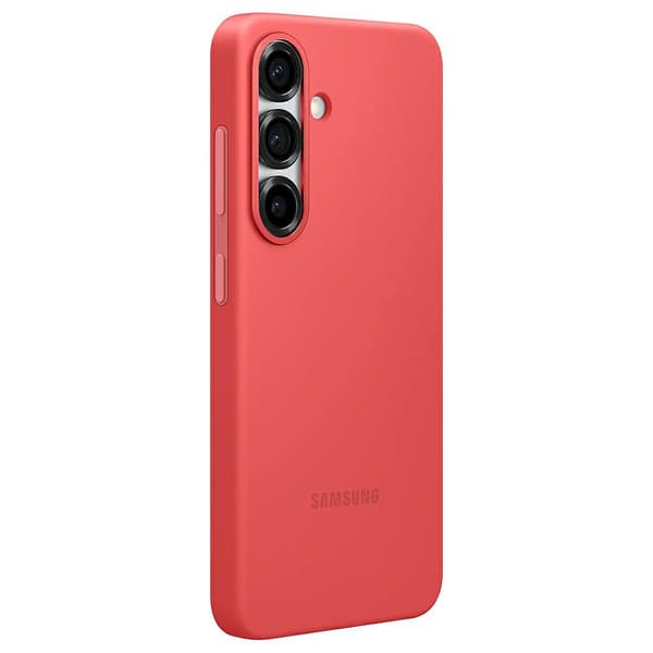 Samsung Silikone Etui til Galaxy S25+, Rød