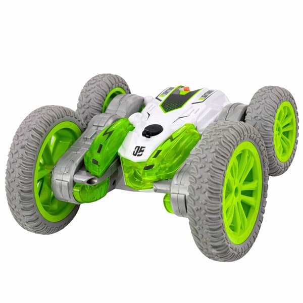 Fjärrstyrd RC Stuntbilslampor Rökdrift 360° Grön