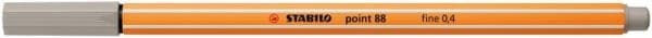 STABILO POINT FINELINER 88/93 VARM GRÅ A'10 9391