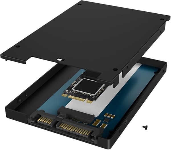 M.2 SSD til SATA 2,5" adapter LogiLink NGFF B+M PC/bærbar bootdrev