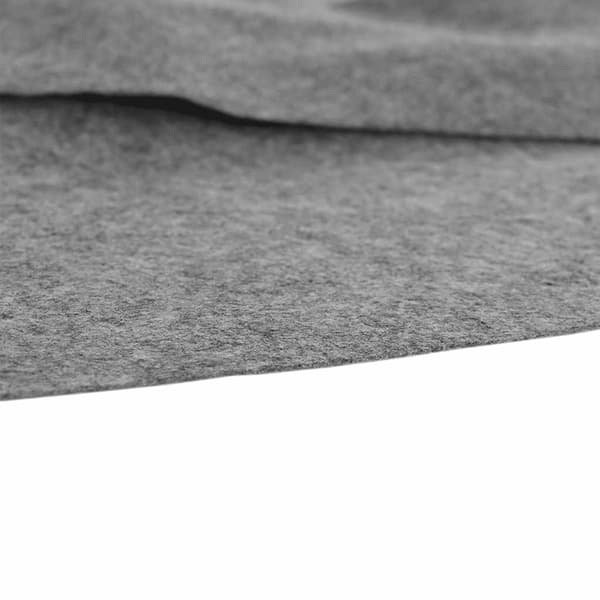 vidaXL Poolmatta ljusgrå Ø458 cm polyestergeotextil