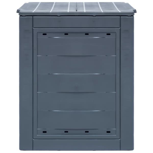 vidaXL Puutarhakompostorit, 2 kpl, harmaa, 60x60x73 cm, 520 l