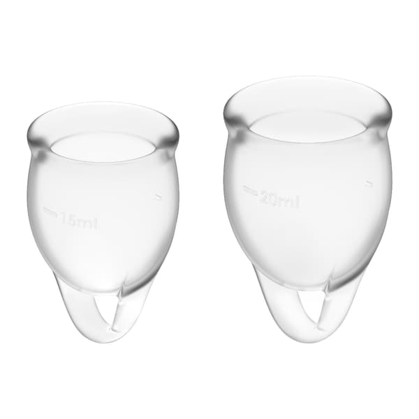 Feel Confident menstruationskop-tamponer (transparente)