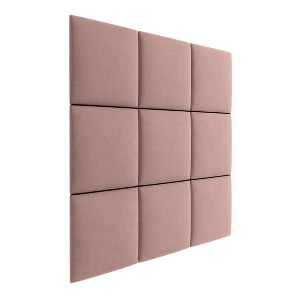 Klädd panel 30x30 Mono 235 (Dusty pink)