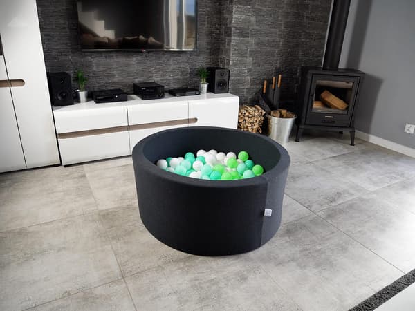 Tør pool 90x30cm grafit uden bolde